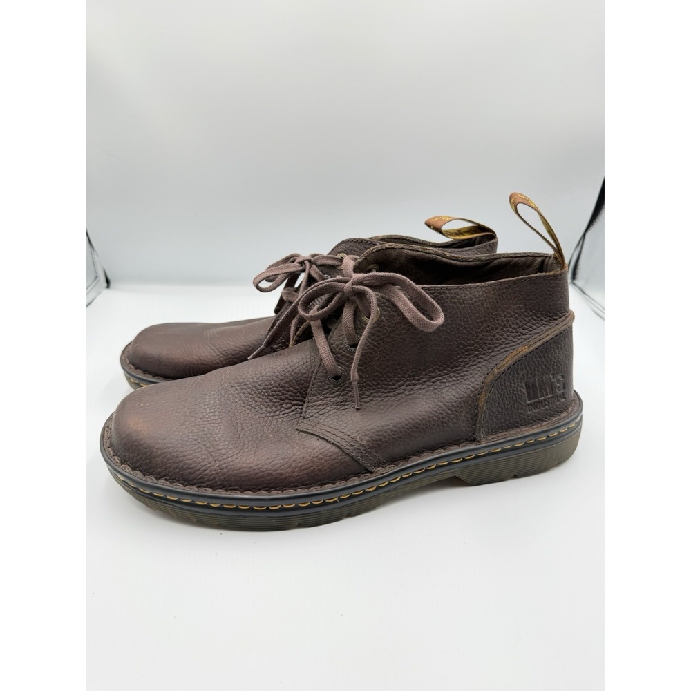 Dr. Martens Industrial Sussex Chukka Boots Men's 11 Brown Leather Slip Resistant